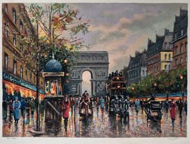 Arche de Triomphe Signed Serigraph LE