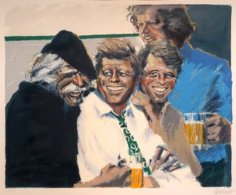 Aldo Luongo "Hawk and The Brothers" Signed Serigraph