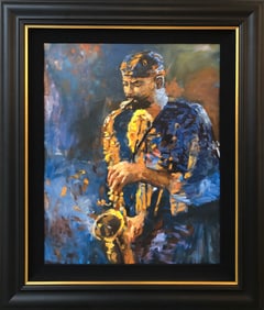 Jorn Fox Impressionist Signed Original Oil on Canvas