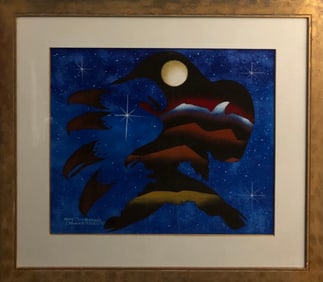 Donald B. Peters "Land Of the Indian People" Watercolor