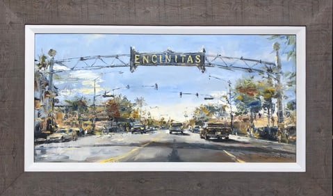 Jorn Fox Impressionist Signed Original Oil on Canvas