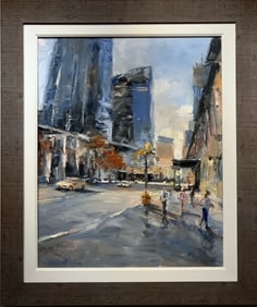 Jorn Fox Impressionist Signed Original Oil on Canvas