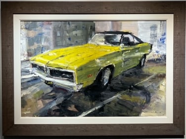 Jorn Fox Impressionist Signed Original Oil on Canvas