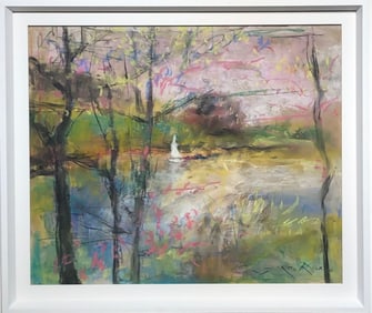 Jorn Fox (Impressionist - Landscape) Signed Original Pastel