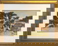 Milford Zornes (Untitled - Landscape) Original Signed Watercolor - 1968