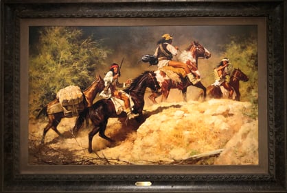 Howard Terpning "Captured From General Crook's Command" Signed Giclee LE w/COA