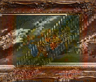 Charlotte Schreiber (Unknown - Figurative) Signed Original Oil