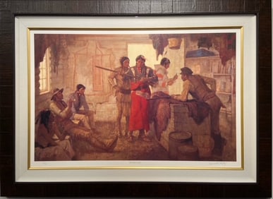 Kenneth Riley "Reaching for The Reality" Signed Litho