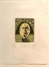 Vladimir Cora Signed Original Etching LE