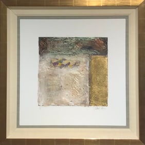 Unknown Artist (Abstract) Signed Original Mono Print 1/1