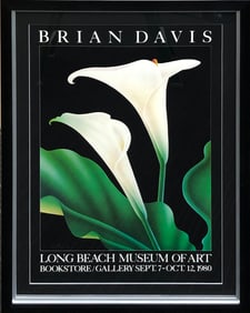 Brian Davis "Calla I" Signed Lithograph