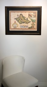 Blaise Domino "Island of O'ahu" Lithograph