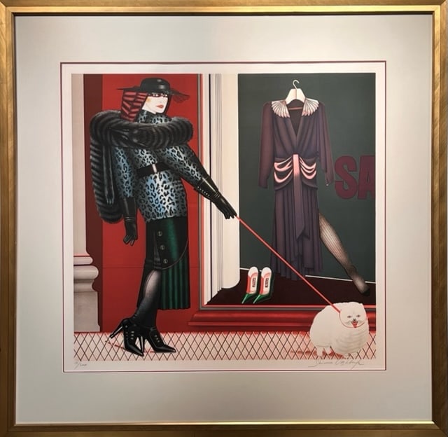 Shimon Okshteyn "Sale On Madison Ave" Signed Serigraph (1 of 10)