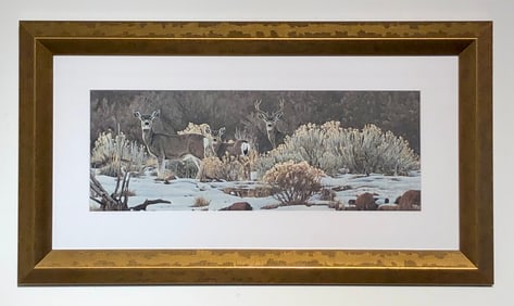 Rod Frederick "Morning Surprise" Signed Lithograph LE - Realist