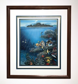 Robert Lyn Nelson "Under Sea Song" Lithograph