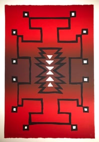 R.C. Gorman "Homage to Spider Woman I" Signed Original Stone Lithograph LE (1974)