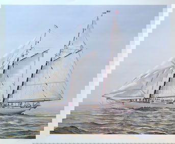 Ruth Mayer "Captain's Mistress" Signed Lithograph LE