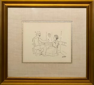 Pablo Picasso "La Pose Du Modele" Lithograph 1950