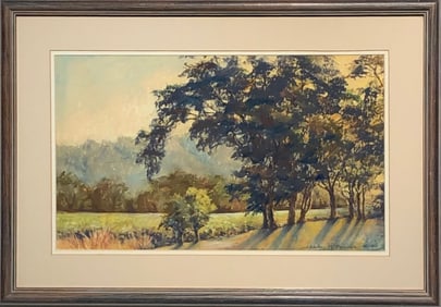 Shirley M. Pruden (Untitled - Impressionist) Signed Original Pastel (1990)