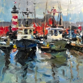 Jorn Fox (Impressionist - Nautical) Signed Original Acrylic