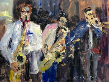 Jorn Fox (Impressionist) Signed Original Acrylic