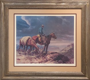 Olaf Weighorst "Drifting" Signed Lithograph LE