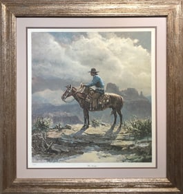 Olaf Wieghorst "The Navajo" Signed Lithograph LE w/COA