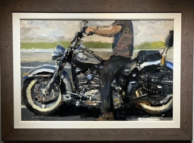 Jorn Fox Impressionist Signed Original Oil on Canvas