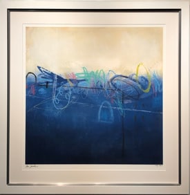 Sean Jacobs Abstract Signed Lithograph