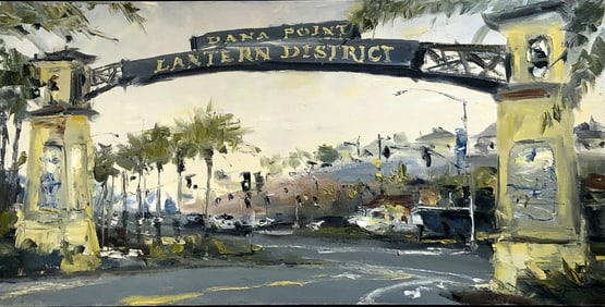 Jorn Fox (Lantern District - Dana Point, CA) Signed Original Oil on Canvas