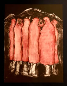 R.C. Gorman "Taos" Signed Original Stone Litho LE (1973) - VERY RARE