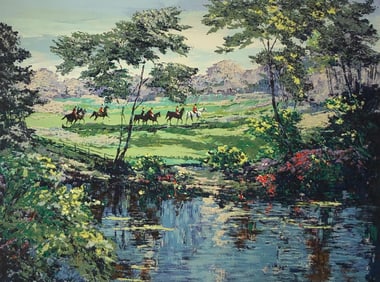 Mark King "Morning Hunt" Signed Serigraph LE - Impressionist