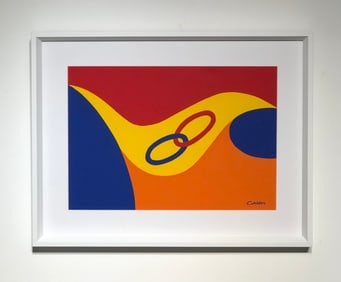 Alexander Calder "Friendship" Abstract Lithograph on Paper