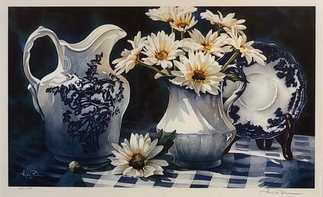 Arleta Pech ""Eyes for Blue" Signed Lithograph w/COA