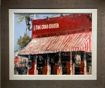 Jorn Fox Impressionist Signed Original Oil on Canvas