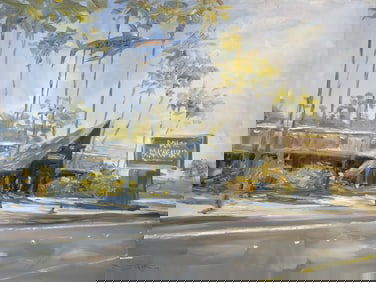 Jorn Fox "Don The Beachcomber" Signed Original Oil