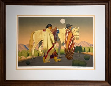 Logan Maxwell Hagege "The Sun Must Set To Rise Again" Signed and Numbered Serigraph (Very Rare)