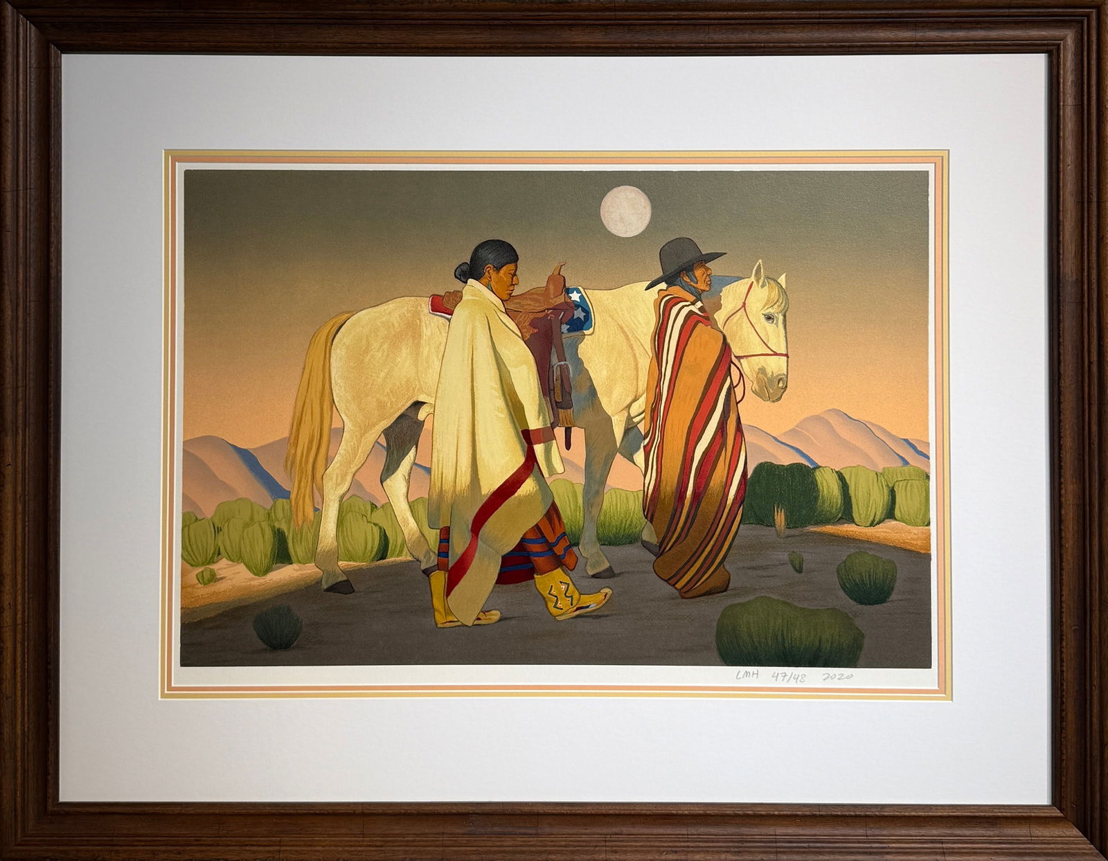 Logan Maxwell Hagege "The Sun Must Set To Rise Again" Signed and Numbered Serigraph (Very Rare)