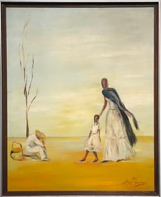 Margot Jimenez (Unknown - Figurative) Signed Original Oil - 1960's