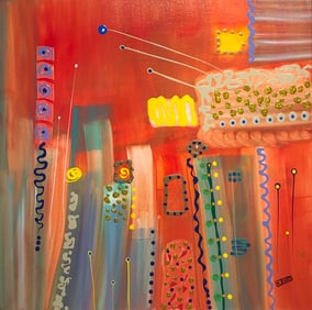 Kimm Byers "Pick A Dot" Signed Original Acrylic