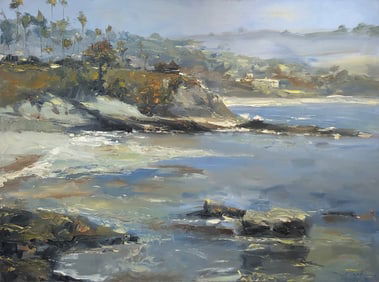 Jorn Fox (Impressionist - Seascape) Signed Original Oil