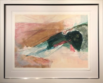 Mark MacQuiddy Abstract Signed Mixed Media