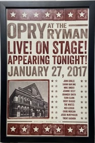 "Opry at the Ryman" Poster