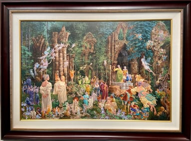 James C. Christensen "Court of the Fairies" Signed Litho LE
