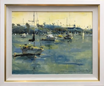 Jorn Fox Impressionist Signed Original Oil on Canvas