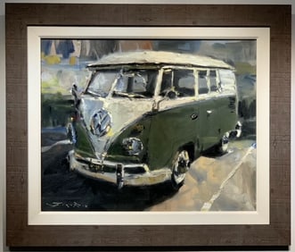 Jorn Fox Impressionist Signed Original Oil on Canvas