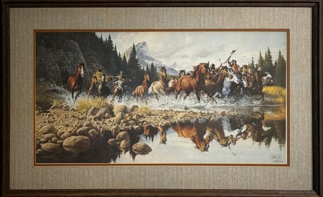 Frank McCarthy "Returning Raiders" Signed Lithograph LE