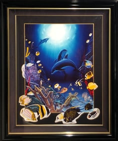 Robert Wyland "Friends of the Sea" Signed Cibachrome LE