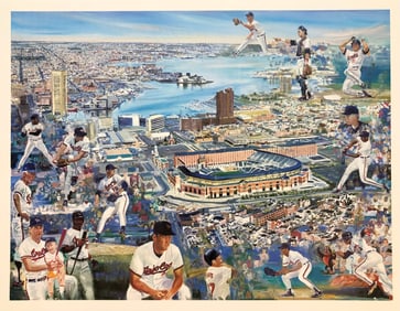 Ruth Mayer "Camden Yards" Signed Lithograph LE