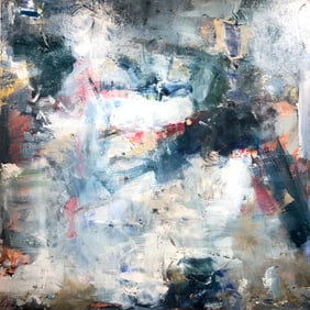 Jorn Fox Abstract Signed Original Acrylic